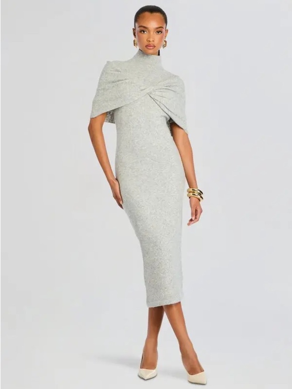 SER.O.YA Wisteria Knit Midi Dress msrp$278 NWT